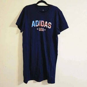 Adidas Tee Shirt Jersey Dress